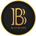 Logo der Kryptowährung BlackCoin BLK