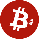 Logo der Kryptowährung Bitcoin Red BTCRED