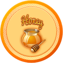 Logo der Kryptowährung Honey HONEY