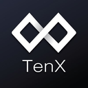 Logo der Kryptowährung TenX PAY