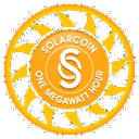 Logo der Kryptowährung SolarCoin SLR