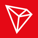Logo der Kryptowährung TRON TRX